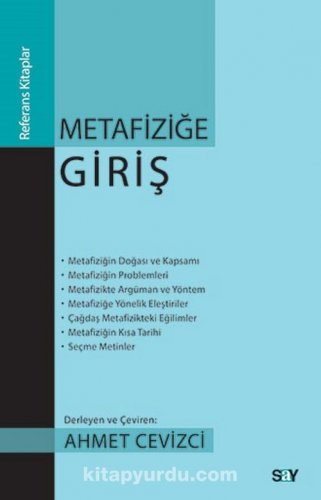 METAFİZİĞE GİRİŞ