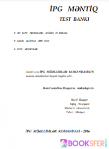 Məntiq test bankı - İPG  Məntiq 2016|PDF İNDİR