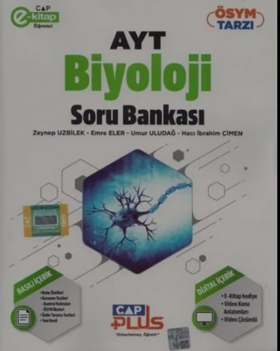 2023 Basım Çap Yayınları Biyoloji Soru Bankası  | PDF İNDİR