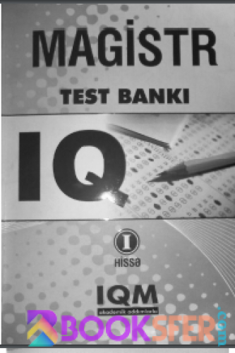Magistr test bankı (I hissə) - IQM Test 2012|PDF İNDİR
