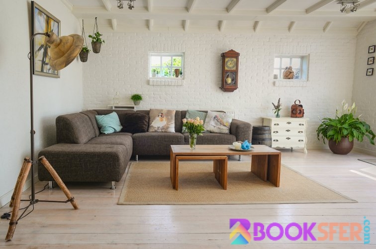 Modern grey couch and pillows