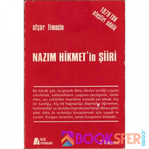 Afşar Timuçin Nazım Hikmet'in Şiiri Alaz Yayınları | PDF İNDİR