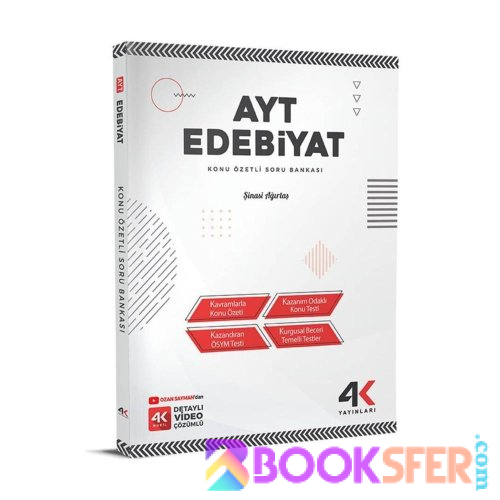 4K Yayınları - AYT Edebiyat Soru Bankası 2023 (HD) | PDF İNDİR