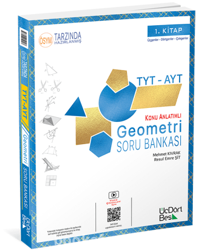 2024 345 Yayınları TYT-AYT Geometri Soru Bankası | PDF İNDİR