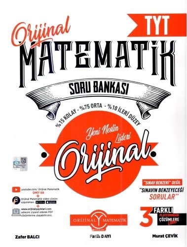 Orijinal Yayınları TYT Matematik Soru Bankası | PDF İNDİR