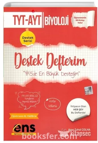 TYT AYT Biyoloji Destek Defterim ENS Yayıncılık | PDF İndir